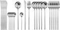 JASHII 24 Pieces Silverware Flatware Cutlery Set, Stainless Steel Tableware by JASHII