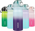 BJPKPK 18 oz Water Bottle with Straw & Handle, Insulated Stainless Flask | Leak by BJPKPK