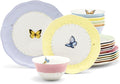 Lenox Dinnerware Set, Butterfly Meadow Colors 18-Piece Set, Service by Lenox