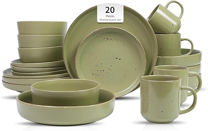 HomeVSS 20-Piece Dinnerware Set by HomeVSS