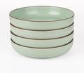famiware Mercury Pasta Bowls Set of 4, 33 oz Large Salad Bowls, Light Green | by Famiware