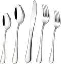 40-Piece Silverware Set, CXJY Stainless Steel Flatware Cutlery Set Service by CXJY