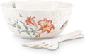 Lenox Butterfly Meadow Salad Bowl & Servers, 4.10 LB by Lenox