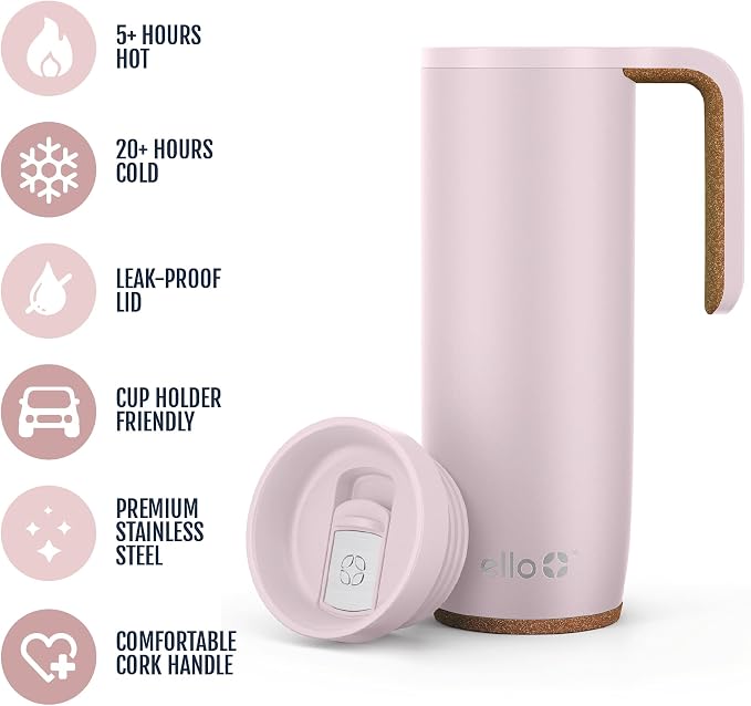 Ello Magnet 18oz Vacuum Insulated Stainless Steel Travel Mug - Image 3