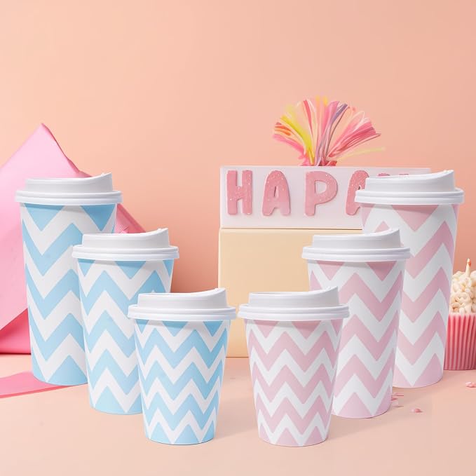 Tamone 100 PACK 20OZ Pink Coffee Cups - Image 6