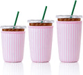 Cobetech Iced Coffee Sleeve Reusable, 3 Pack Neoprene Coffee Cup Sleeves by Unknown
