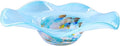 Hand Blown Murano-style Art Glass Bowl, 10.2-Inch Large Decorative Centerpiece for Table, Cobalt Blue Fruit Display & Kitchen Counter Decor