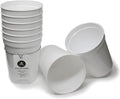 Rolling Sands 16 oz. Reusable Plastic Stadium Cups, 8 Pack, Made in USA by RollingSands