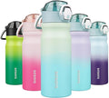 BJPKPK 18 oz Water Bottle with Straw & Handle, Insulated Stainless Flask | Leak by BJPKPK