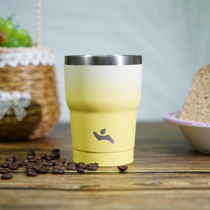 Konokyo 10 oz Tumbler with Handle and Straw, Insulated Travel Mug | Lavender - Image 6