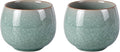 KAMMAK Japanese Tea Cups, 5 Oz Small Handmade Ceramic Teacups, Loose Leaf and by KAMMAK