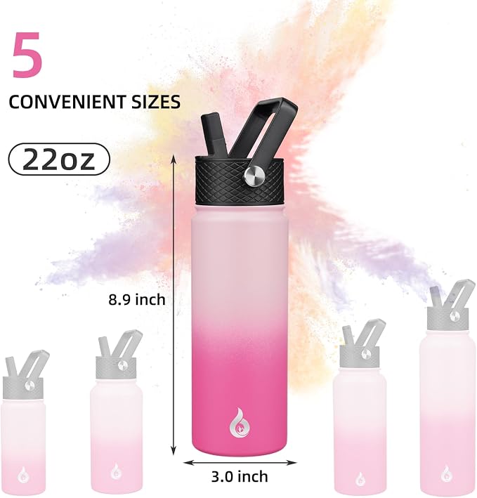 BJPKPK 22oz Insulated Water Bottle - Image 4