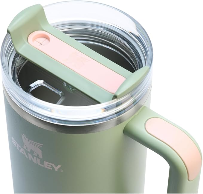 STANLEY Quencher H2.0 Flow State Tumbler, 40 oz, Lichen | Handle and Straw | - Image 2
