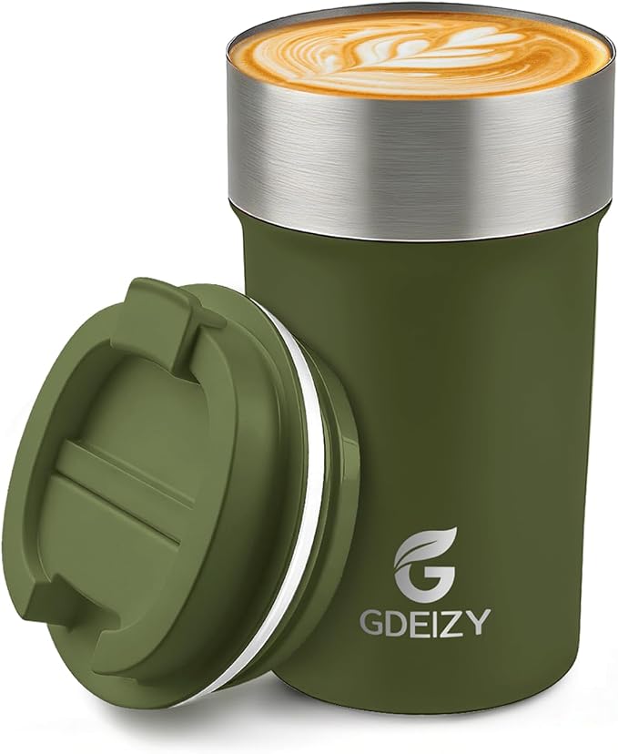 17oz Insulated Travel Coffee Mug, Stainless Steel Cup by Unknown