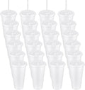 Roshtia 24 Pack Plastic Tumblers by Roshtia