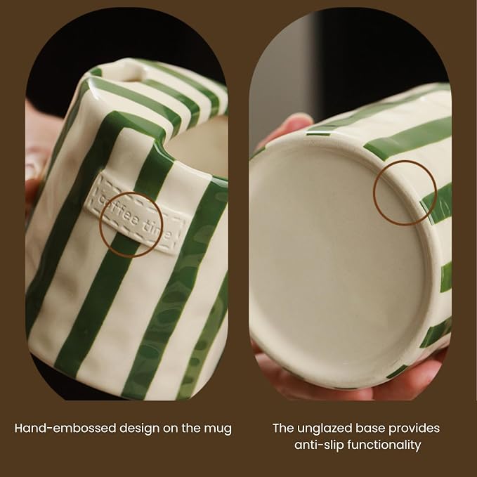 Coffee Mug Espresso Cup 10oz Ceramic Coffee Mugs Porcelain Coffee Cup - Image 5