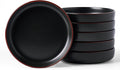 famiware Mercury Pasta Bowls Set of 6, 33 oz Large Salad Bowls, Lead-free and by Famiware