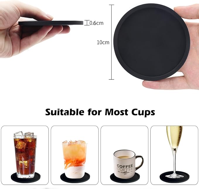 Silicone Coaster Set of 12 Pieces - Image 2