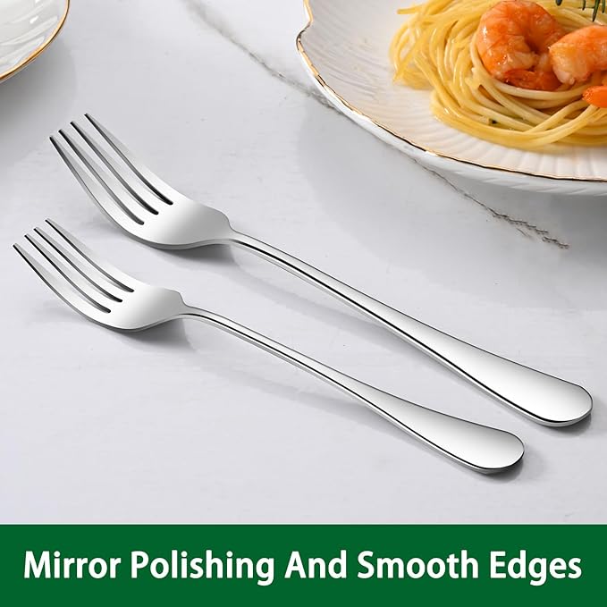 30 Pcs Silverware Sets, Premium Stainless Steel Flatware Sets Service For 6, Mirror Polished Tableware Cutlery Set For Home Kitchen,Restaurant,Hotel Knife Spoon And Forks Sets