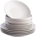 Porto by Stone Lain Semplice 12-Piece Premium Kitchen & Dining Dinnerware Set by Unknown