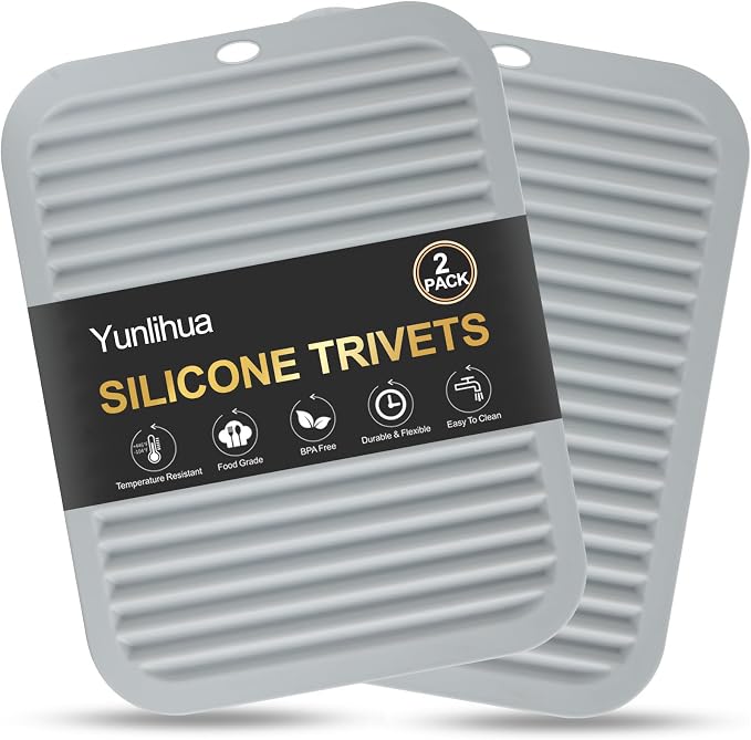 9"x12" Heat Resistant Silicone Trivets by Unknown