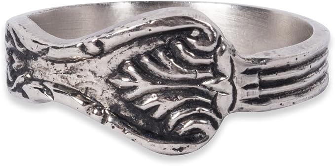 DII Decorative Assorted Silver Napkin Ring Set, One Size, Vintage Silver Spoon - Image 2