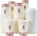 Tamone 100 PACK 12OZ Disposable Coffee Cups by InjectingCreativityandBeautyintoModernLife