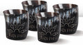 Handicrafts Home Viking Horn Shot Glasses Set of 4, Handmade Natural Ox Horn by HandicraftsHome