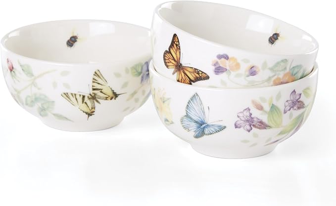 Lenox 890449 Butterfly Meadow Kitchen 3-Piece Mini Bowl Set - Image 2