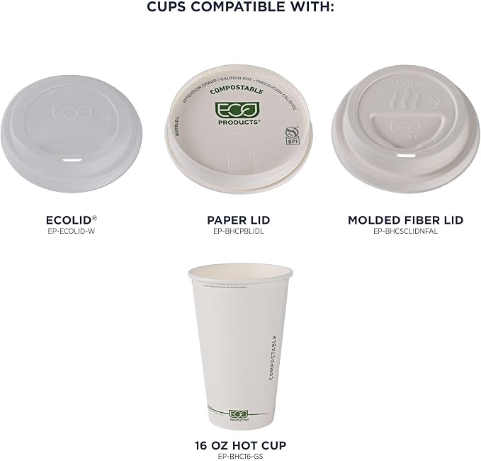 ECO PRODUCTS GreenStripe Disposable Paper Hot Cups, 16 oz - Image 6