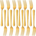 12 Pieces Dinner Fork, Stainless Steel Silverware Forks, 7.1 Inches Metal Fork by KitchenDining