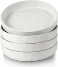 LIANYU 8.25" Wide Shallow Pasta Bowls Set of 4, Deep Dinner Salad Plates | by LIANYU