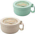 Rarapop 2 Pack Microwave Soup Bowl Containers by Rarapop