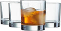 Le'raze Set of 12 Heavy Base Rocks Glass Cups, Elegant Old Fashioned Drinking by LERAZE