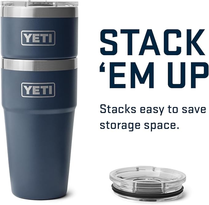 YETI Rambler 20 oz Stackable Tumbler, Stainless Steel, Vacuum Insulated - Image 6