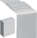 10 Pack Silver Table Runners 12 X 108 Inches Wedding Satin Table Runner by SINSSOWL