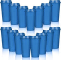 Domensi 15 Pack Reusable Plastic Coffee Cups by Domensi