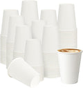 12 oz 300 Pack Paper Coffee Cups, Hot Paper Cups, Thickened Leak-Free White by VPACKDUO