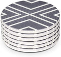 LIFVER Coasters for Drinks, Absorbent Coaster Set of 6 by LIFVER