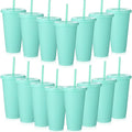 Honeydak 15 Pack Tumbler with Straw and Lid Bulk Cups by Honeydak