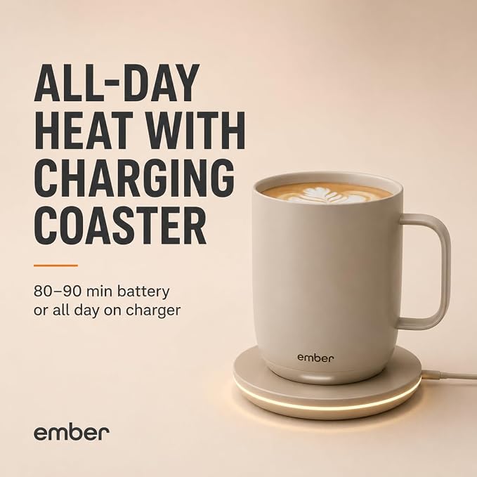 Ember Temperature Control Smart Mug 2, 14 Oz, App-Controlled Heated Coffee Mug - Image 3