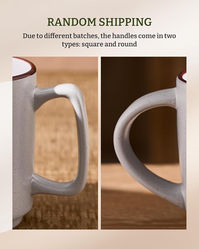 famiware Coffee Mugs Set of 6, Nebula 14oz Coffee Mugs Ceramic Cup Set | - Image 3