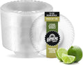 Clear Disposable Plastic Bowls [Pack of 120 | 12 Oz Bowls] Microwave Safe Disposable Bowls- Sturdy Rimmed Soup/Salad/Dessert/Ice Cream Bowls For Weddings, Parties, Kitchen Use