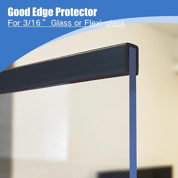 Rubber Edge Trim, 3/16" U Channel Edge Trim, Edge Protector - Image 4