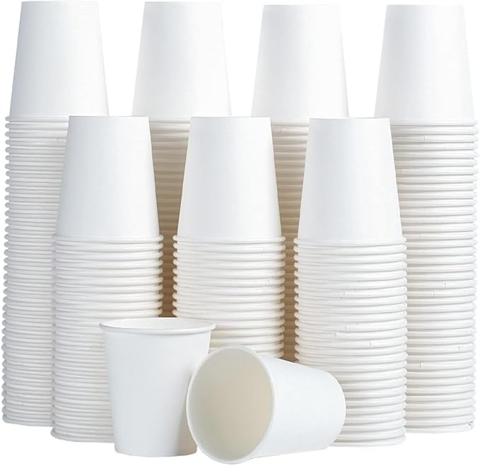 SIUQ 600 Pack 5 oz Paper Cups, Disposable Mini Bathroom Mouthwash Cups | by SIUQ