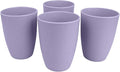 Wheat Straw Cups set of 4, Unbreakable Drinking Cup | 12 Oz Reusable Cups by Soptalles
