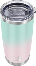 WETOWETO 20oz Insulated Stainless Steel Tumbler, Double Wall Vacuum Leak-proof by Wetoweto