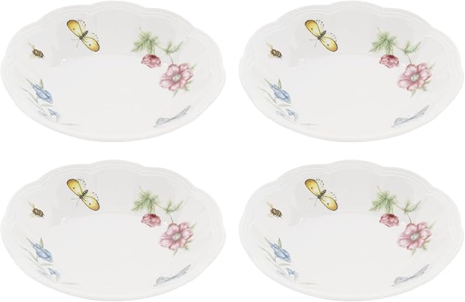 Lenox Butterfly Meadow Porcelain Fruit Bowls, gift by Lenox