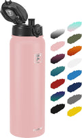 Fanhaw 40 oz Insulated Stainless Steel Water Bottle by FANHAW