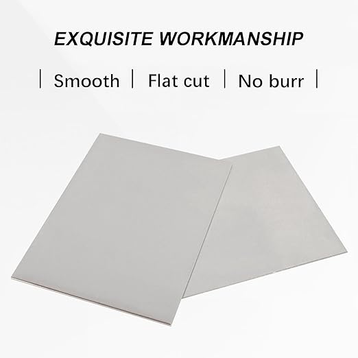 TEN-HIGH 2 Pack 14 Gauge Mild Steel Sheet Metal Plate 12 x 24 Inch Cold Rolled Steel Plate for Professional Industrial Use and DIY Projects - Smooth Surface, Easy to Form and Weld